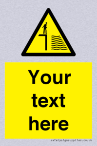 Custom Deep Water Sign